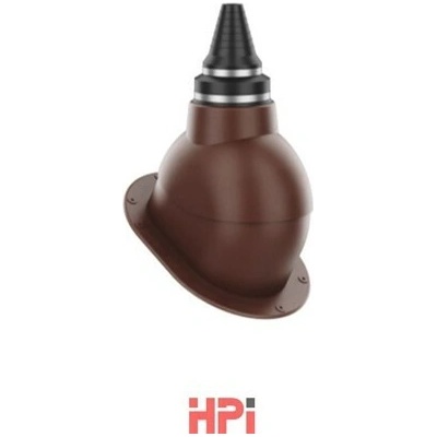 HPI Anténní prostup set pro šindel a rovné plechové krytiny tmavě hnědá