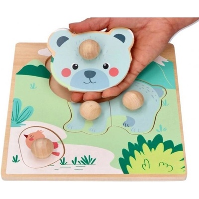 Adam Toys zábavné vkladacie puzzle 4 ročné obdobia