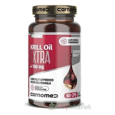 CarnoMed Krill Oil Extra Superba Boost 590 mg kapsle 60 ks