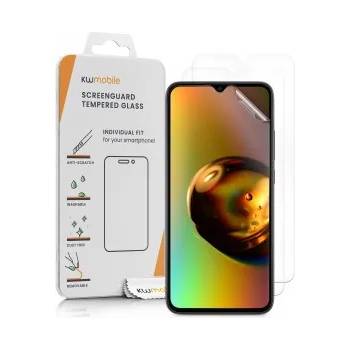 Image 1 of kwmobile 3x Защитно фолио за дисплей за Xiaomi Redmi 9A - прозрачен