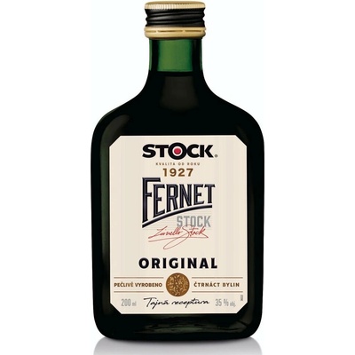 Fernet Stock 35% 0,2 l (čistá fľaša)