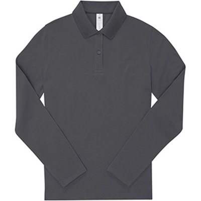 B&C Dámske polo tričko PW464 Dark Grey