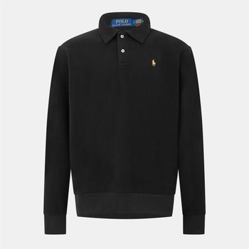 Ralph Lauren Men's Quarter Zip Fleece Pullover - Polo Black