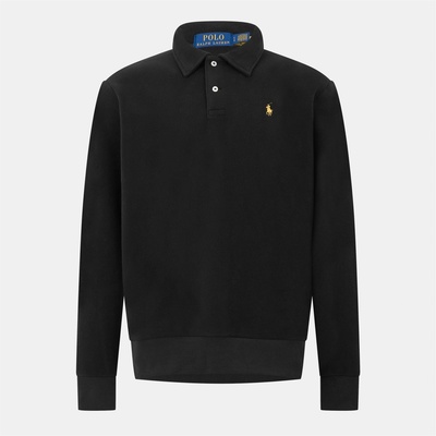 Ralph Lauren Men's Quarter Zip Fleece Pullover - Polo Black