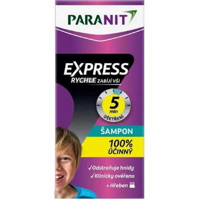 Paranit Express Šampon 100 ml + hřeben – Sleviste.cz
