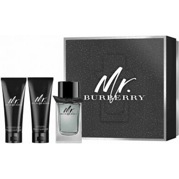 Burberry Mr. Burberry Подаръчен комплект, Тоалетна вода 100ml + душ гел 75ml + балсам за след бръснене 75ml, мъже