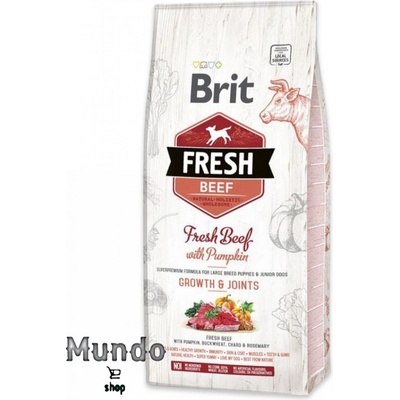 Brit Dog Fresh Beef & Pumpkin Puppy Large 12 kg