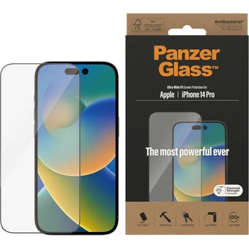 Panzer Стъклен протектор PanzerGlass - AntiBact UWF, iPhone 14 Pro (5711724027727)