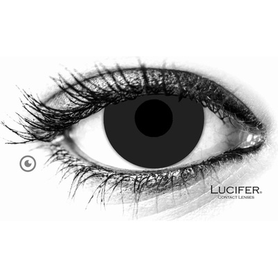 Lucifer Crazy šošovky - nedioptrické - BLACK OUT 2 šošovky