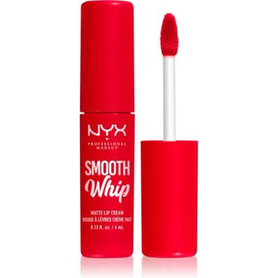 NYX Cosmetics Smooth Whip Matte Lip Cream кадифено червило с изглаждащ ефект цвят 13 Cherry Creme 4ml