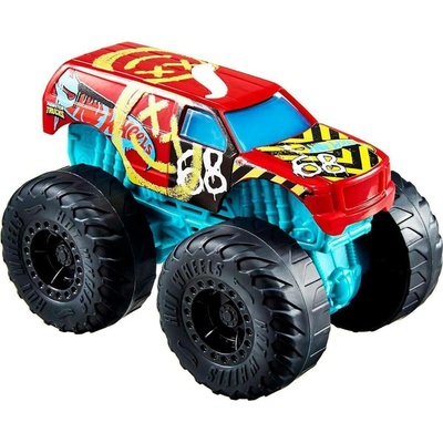 Mattel Hot Wheels Monster Trucks svítící a rámusící vrak 2 Demo Derby