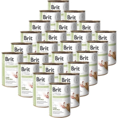 Brit Veterinary Diets GF dog Diabetes 24 x 400 g