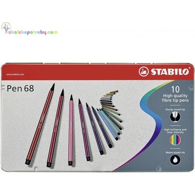 Stabilo Pen 68 10 farieb
