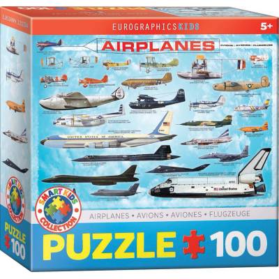 EUROGRAPHICS - Puzzle Airplanes 100XXL - 100 piese