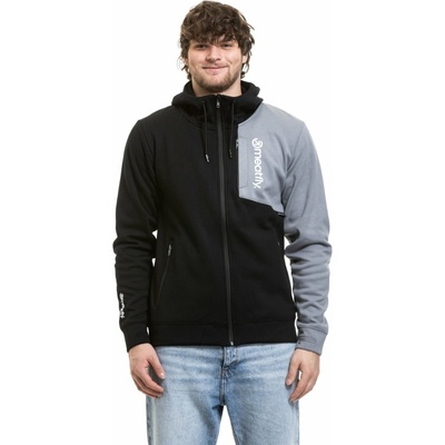 Meatfly technická mikina Lightyear Grey / Black | Černá