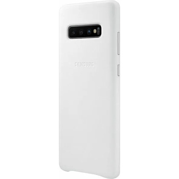 Image 1 of Samsung Galaxy S10 Plus G975 Leather Cover white (EF-VG975LWEGWW)