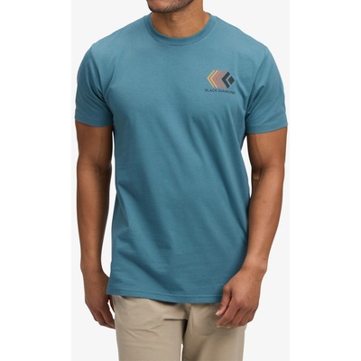 Black Diamond Faded SS Tee creek blue