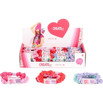 Create It! látková gumička do vlasov (scrunchie)