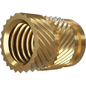 Two Trees Вложка за пластмаса M8 (месинг) - Brass Inset Nuts, 20 броя