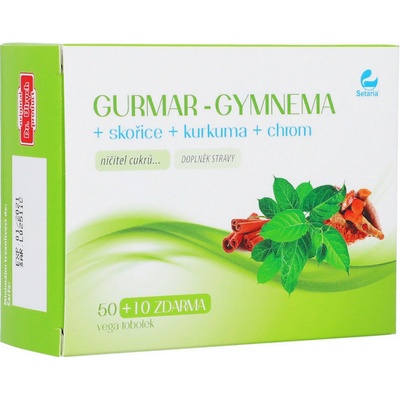 Jukl Gurmar-Gymnema+skořice+kurkuma 60 vega tablet
