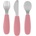 Petite&Mars Take&Match Stainless Steel Cutlery Set прибор за деца Dusty Rose 12m+ 3 бр