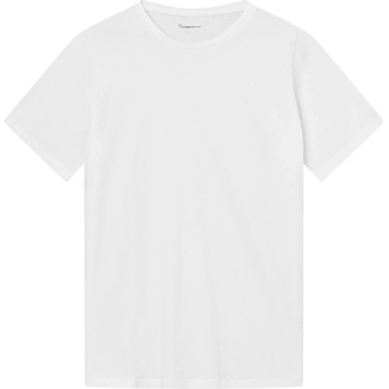 KnowledgeCotton Apparel Мъжка тениска KnowledgeCotton Apparel Agnar Basic T-Shirt - Bright White - размер XXL (216-8554-0215)
