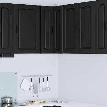 vidaXL Панел за миялна машина Kalmar Черно 57 x 57 x 80 см (884725)