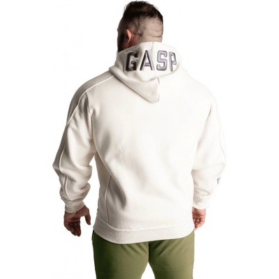 Gasp PRO Gasp HOOD OFF WHITE mikina s kapucí krémová
