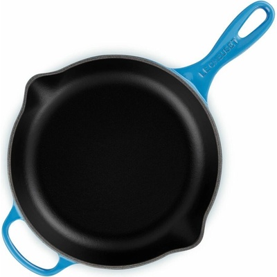 Le Creuset panvica okrúhla na vyprážanie servírovanie azúrová 23 cm