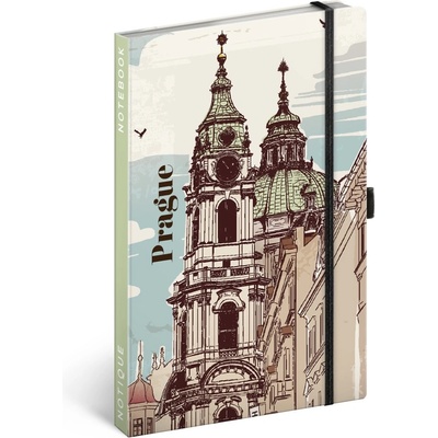 Baagl Notes Praha linkovaný 13 × 21 cm – Zboží Živě