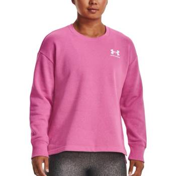 Under Armour Суитшърт Under Armour Rival Fleece Oversize Crew-PNK 1369423-659 Размер M