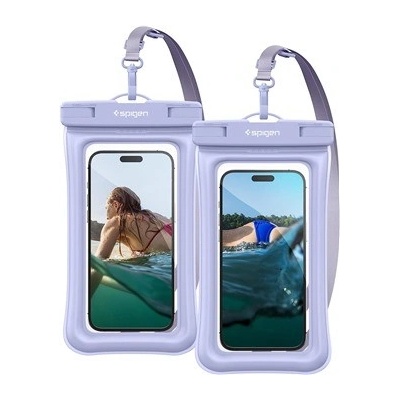 Pouzdro Spigen Aqua Shield WaterProof Floating Case A610 2 Pack, aqua modré