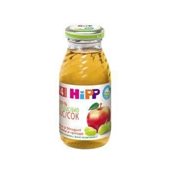 HiPP Сок Hipp, Ябълка и грозде, 200 мл, От 4 месеца, 9062300112846