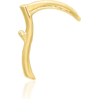 Junipurr jewelry Junipurr jewelry Bezzávitová koncovka piercingu ze 14 kt zlata 585/1000 Scythe Bílé zlato