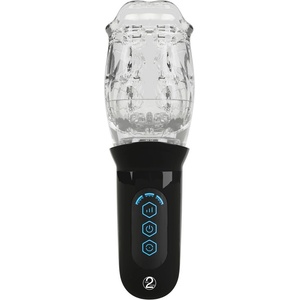 STROKER Въртящ се мастурбатор Stroker прозрачен