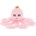 Keel Toys Плюшена играчка Keel Toys Keeleco - Октопод, розов, 30 cm (SE3066)