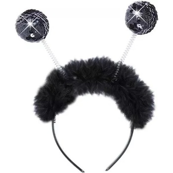 Widmann Аксесоар за костюм: Черна пайетена диадема (1942g)