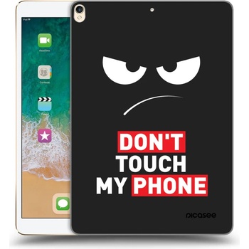 Picasee silikónový čierny obal Apple iPad 10.5 2017 2. generace Angry Eyes Transparent