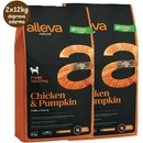 Alleva Natural Puppy Maxi Chicken and Pumpkin 2 x 12 kg