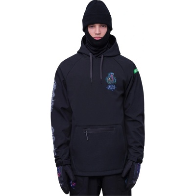 686 Mens Waterproof Hoody Samborghini Black