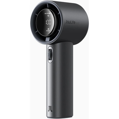 JisuLife Pro 1S, преносим вентилатор с LED дисплей, 100 скорости, сив (Handheld Fan Pro1 S)