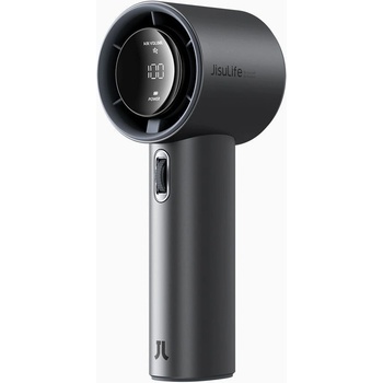 JisuLife Pro 1S, преносим вентилатор с LED дисплей, 100 скорости, сив (Handheld Fan Pro1 S)