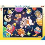 Ravensburger Детски пъзел Ravensburger от 40 части - Астронавти животни (5634) - baby