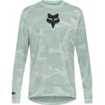 FOX Racing Мъжка фланелка с дълъг ръкав за колоездене Fox racing Ranger Tru Dri L/S Jersey Cycling jersey - Frost - размер M (056-3243-1212)