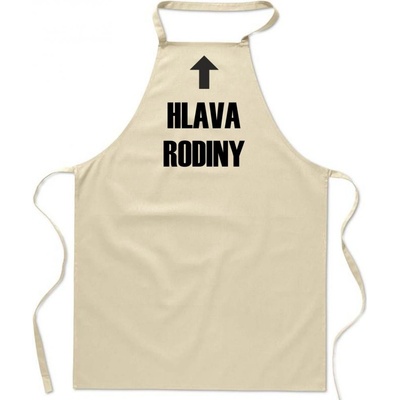 Povidlo.cz Zástěra Hlava rodiny Natural