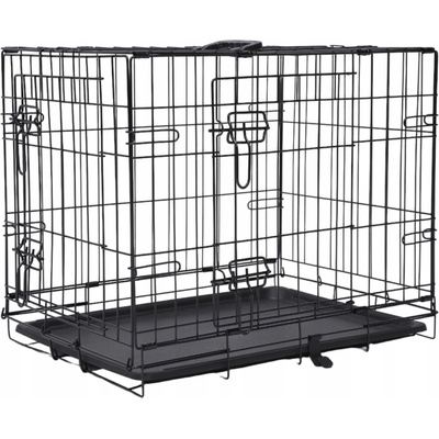 Dog Fantasy Klec skládací 2 dveře XXL 121 x 74 x 82 cm