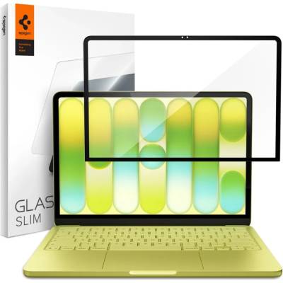 Spigen GLAS. tr Slim закалено защитно стъкло за MacBook Neo 13 2026 черно