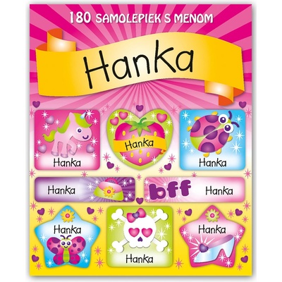 ARGUS Veselé nálepky samolepky s menom Hanka