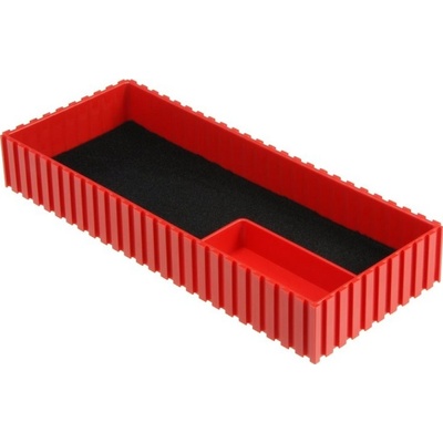 Pokorný Dačice Plastová krabička typ 2164 35 x 102 x 252 mm červená RAL 3020