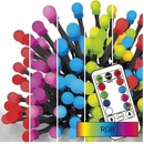EMOS Lighting D5AA01 LED vianočná cherry reťaz guličky 10 m RGB ovládač programy časovač